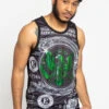 Iridescent Money Tank Top -Victorious TT72 BLK 1