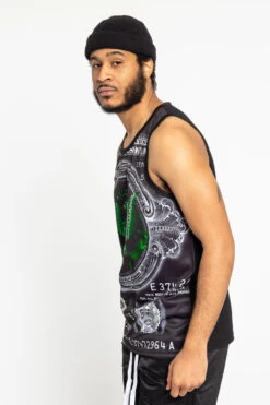 Iridescent Money Tank Top -Victorious TT72 BLK 2