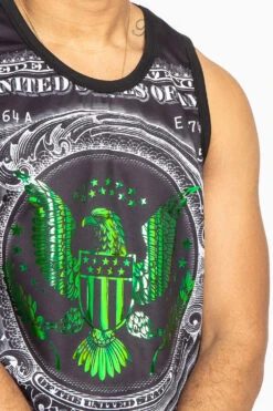 Iridescent Money Tank Top -Victorious TT72 BLK 6