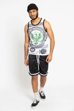Iridescent Money Tank Top -Victorious TT72 WHT 5