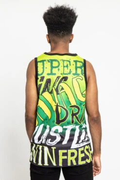 Big Graffiti Tank Top -Victorious TT78 GRN 3
