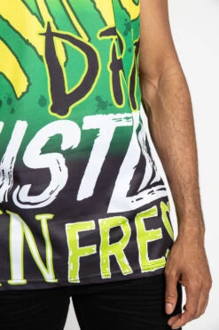 Big Graffiti Tank Top -Victorious TT78 GRN 7