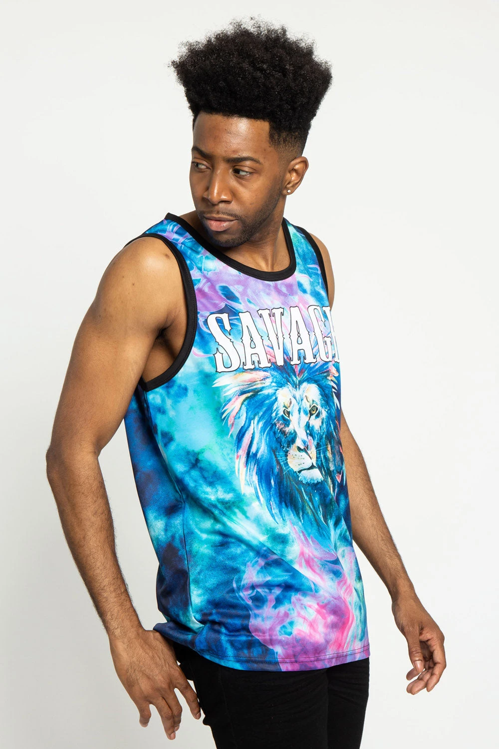 Tie Dye Savage Tank Top 6 Tie Dye Savage Tank Top - Image 4