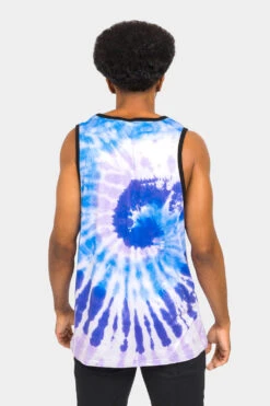 Fearless Eagle Tie Dye Tank Top 14 Fearless Eagle Tie Dye Tank Top -Victorious TT94 BLU 3