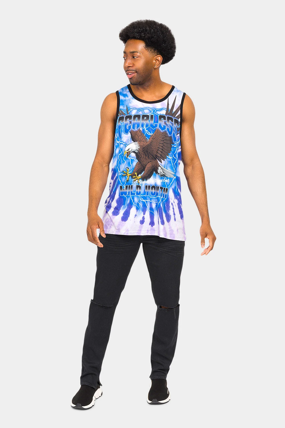 Fearless Eagle Tie Dye Tank Top 7 Fearless Eagle Tie Dye Tank Top - Image 5