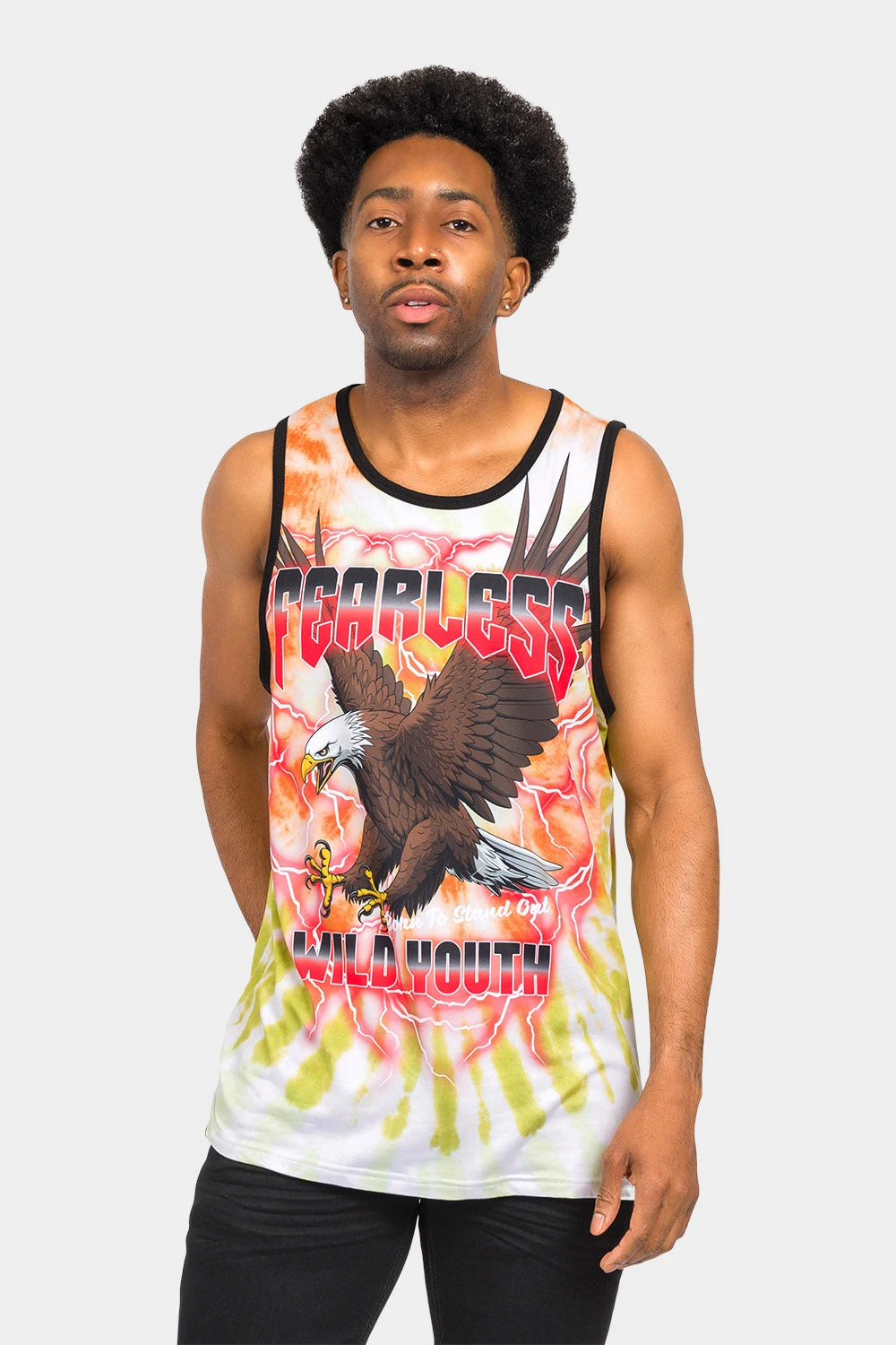 Fearless Eagle Tie Dye Tank Top 8 Fearless Eagle Tie Dye Tank Top - Image 6
