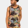 Floral Tiger Tank Top 2 Floral Tiger Tank Top -Victorious TT95 CAM 1