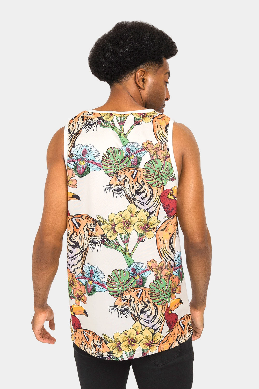 Floral Tiger Tank Top 10 Floral Tiger Tank Top - Image 8