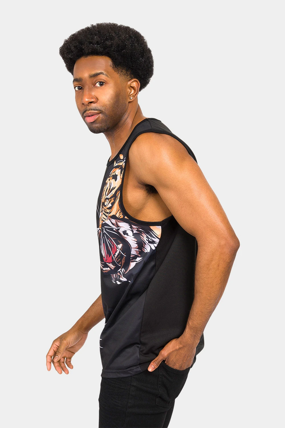 Fierce Tiger Tank Top 4 Fierce Tiger Tank Top - Image 2